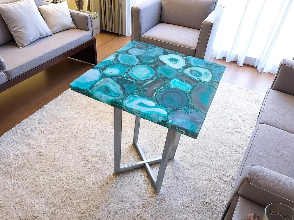 Square Agate Coffee Table : Elevate Your Home Decor